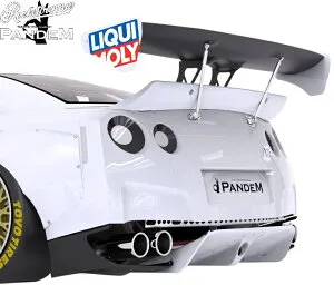 【M's】 日産 R35 GT-R (2007.12-2025.8) PANDEM V2.5 GTウイング (ウイングロッド付) FRP 未塗装 パンデム Rocket Bunny ロケットバニー ロケバニ TRA京都 エアロ パーツ 部品 外装 カスタム GTR 35GT-R 35GTR Ver2.5 バ