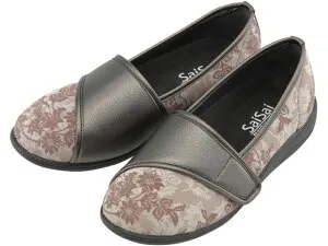 【お取り寄せ】マリアンヌ製靴 SaiSai～フラワープリント～ クラシックベージュ 25.0cm