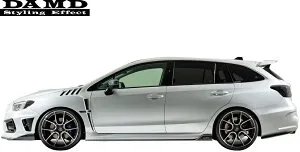 【M's】 スバル レヴォーグ エレクトリコ VMG VM4 (2014.6-2020.10) DAMD サイドスカートエクステンション 左右 FRP ダムド エアロ パーツ 部品 外装 改造 カスタム エクステリア ドレスアップ 社外品