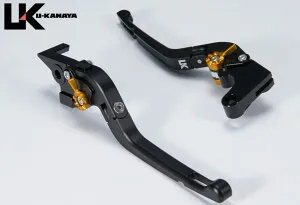 U-KANAYA ユーカナヤ 可倒式Rタイプ アルミビレットレバーセット マットカラー ZX-6R KAWASAKI カワサキ ブレーキ・クラッチレバーセット ハンドル周辺パーツ ハンドル レバーカラー：マットブラ