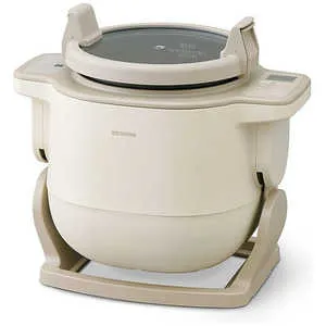 アイリスオーヤマ IRIS OHYAMA 自動かくはん式調理機 CHEF DRUM(シェフ ドラム) アイボリー DAC-IB2-C