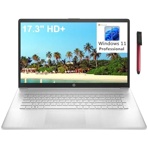 2019 HP ノートパソコン コンピュータ| 17.3インチ タッチスクリーン| AMD クアッドコア Ryzen 5 2500U 最大3.6GHz (Beat i7-7500U)| 24GB DDR4 RAM| 1TB PCIe SSD| DVDRW|
