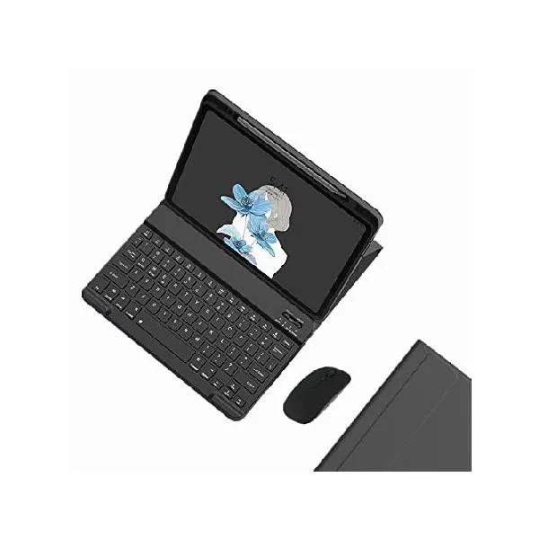 SENLAN with Mouse iPad 5 iPad 6 Pro9.7 Keyboard Case Built-in Pencil Holder Slim Detachable Bluetooth Keyboard Color keycaps for iPad 6th Gen_並行輸入