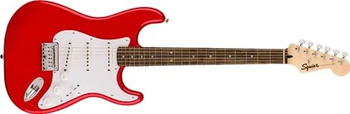 Squier Sonic Stratocaster HT Laurel Fingerboard White Pickguard [Torino Red]