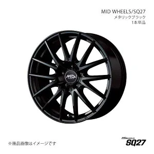 【16インチ 5H114.3 6.5J +38】アルミホイール1本 フロンクス WDB3S/WEB3S MID WHEELS/SQ27 MBK M82666557338030N