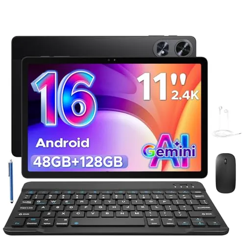 【Android16 セット版 初登場】P11 Pro 11インチ タブレット Android16 搭載 48GB RAM+128GB ROM+2TB拡張 8コアCPU T7250 2.4K 90Hz 高リフレッシュレート 8800mAh 大容量バッテリー