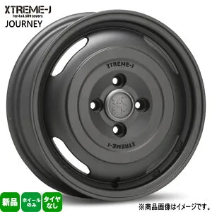 4本セット 12×3.5J+45 4/100 MLJ XTREME-J JOURNEY エクストリームJ ジャーニー 新品 12インチ ホイールのみ 軽トラ 軽バン エブリィバン キャリー ハイゼット