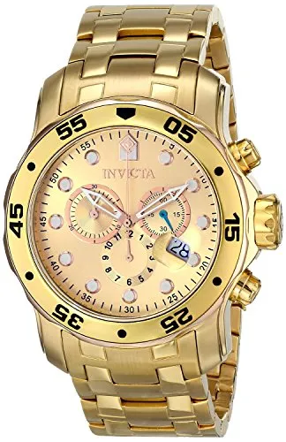 [インヴィクタ]Invicta 腕時計 Pro Diver Analog Display Swiss Quartz Gold Watch 80071 メンズ [並行輸入品]