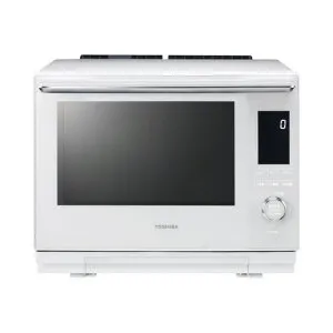 TOSHIBA(東芝)スチームオーブンレンジ石窯ドームER-D3000A(W)グランホワイト2段調理300°Cおまかせ焼きフラットテーブル電子レンジ簡単操作簡単料理時短お手軽メニュー簡単お手入れ