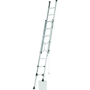 【別途送料あり】アルインコ 脚伸縮式二連はしご 5．3m 最大使用質量 100kg 【品番：ANE53FX】