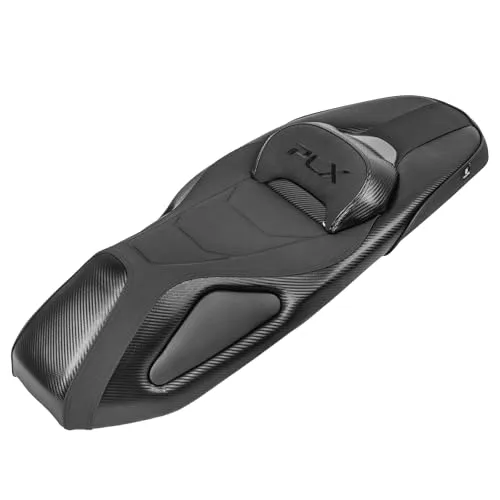 Entrotech PCX シート ローダウン カスタム クッション バックレスト付き 2CM シート下げ バイク ブラック 純正交換 PCX125 150 160 2025新型車種適合