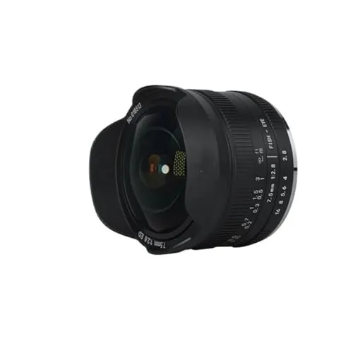 撮像レンズ、 7.5mm F2.8 II 超広角魚眼レンズ マニュアルレンズ ソニーE 富士XF ニコンZ マイクロM4/3 キヤノンEOS-M M50 RF対応 、撮影(X mount)