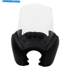 Graphics decal kitFairings マットブラックフェアリング15 ''ハーレーFXDLダイナローライダーのクリアスクリーン2006 Matte Black Fairing 15'' Clear Screen for Harley FXDL Dyna Low rider 2006【並行輸入品】