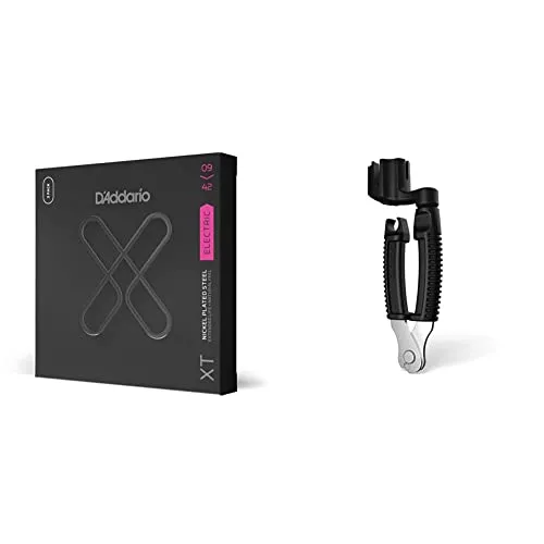 【セット買い】D'Addario ダダリオ エレキギター弦 XT コーティング弦 Super Light .009-.042 XTE0942-3P 3set入りパック 【国内正規品】 & ストリングワインダー ギター用 ピンプラー/ニッパー機能搭載 Pro