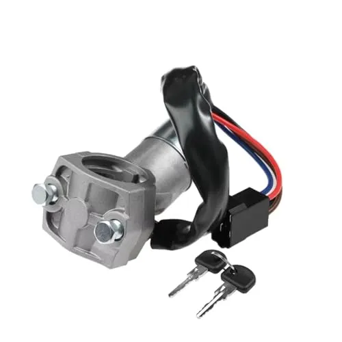 イグニッションロックシリンダー Compatible With Fiat For Ducato 1981-1988 1989 1990 1991 1992 1993 1994 点火ロックバレルスイッチ 2 キー付き 4479518