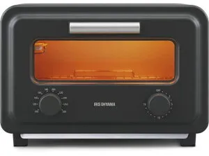 【マラソン限定★ポイント2倍】送料無料 【お取り寄せ】アイリスオーヤマ スチームカーボントースター チャコール SOT-201-B オーブントースター トースター キッチン家電 調理家電