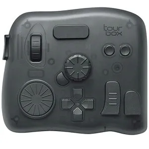 ツアーボックス Bluetooth対応 左手デバイス TourBox Elite トランスルーセント 1台(TBECA-TS) 取り寄せ商品