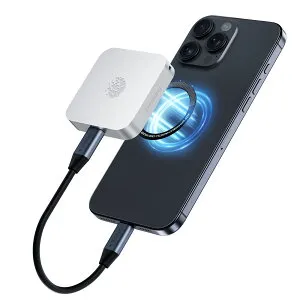 外付けssd マグネット 超小型 500GB/1TB/2TB magsafe外付けSSD 高速ポータブルSSD 最大500MB/s 軽量 携帯便利 ハードディスク USB 3.2 Gen1 PS5/PS4/ノートPC/タブレッ/iPhone対応 ゲーミングPC iPhone16/15 Pro