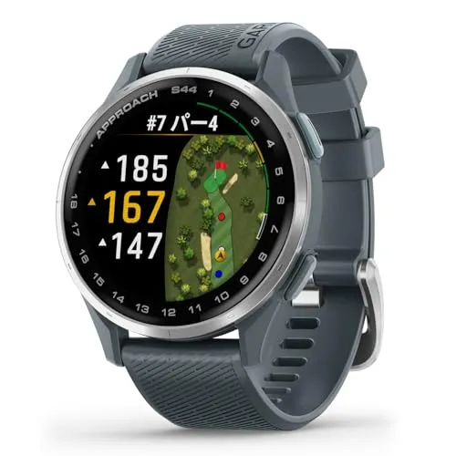 ガーミン(GARMIN) Approach S44 Twilight ゴルフに特化したゴルフGPSウォッチ 軽量設計 AMOLEDタッチディスプレイ バーチャルキャディ ロングバッテリー Android/iOS対応 【日本正規品】