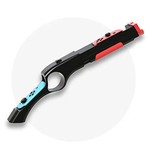 ゲームガンコントローラー Nintendo Switch/Switch OLED JoyCons シューティングゲーム Call of Juarez Sniper Elite 3 Big Buck Hunter バイオハザード その他用 スイッチハンドグリ
