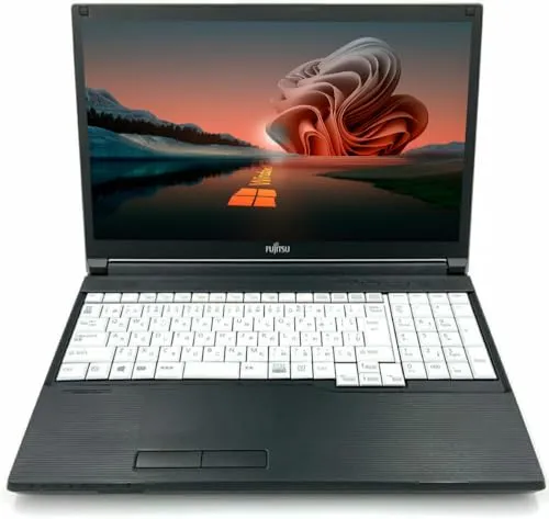 【整備済み品】富士通 FMV LIFEBOOK A5512/5513 ノートパソコン 15.6型 / 第12世代 Core i3-1215U / メモリ16GB / SSD256GB / Win11 / Office 2021 / テンキー/DVD/HDM