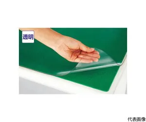 ナイキ（NAIKI） デスクマット ダブルタイプ（下敷グリーン） 透明 1510×745 1枚 CR111D-GR【大型商品の為代引不可】