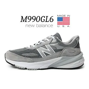 【15時までのご注文で即日発送！！】NEW BALANCE made in USA M990GL6 GRAY ニューバランス スニーカー ( グレー 灰色 D 992 993 996 メンズ )