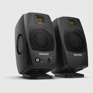 ADAM Audio D3V Black ペア デスクトップモニター 2way 3.5ウーファー 黒