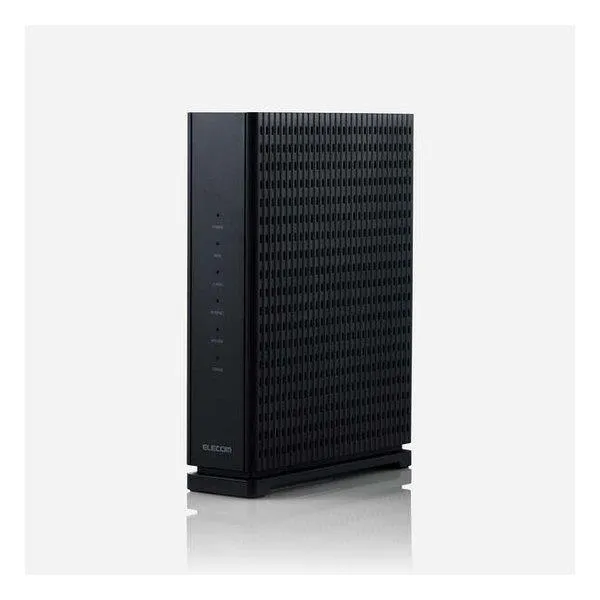 ELECOM エレコム WiFi 無線LAN ルーター 親機 WiFi7 11be/11ax/2882＋688Mbps/IPv6/2.5Gbps/ブラック WRC-BE36QS-B(2620592)