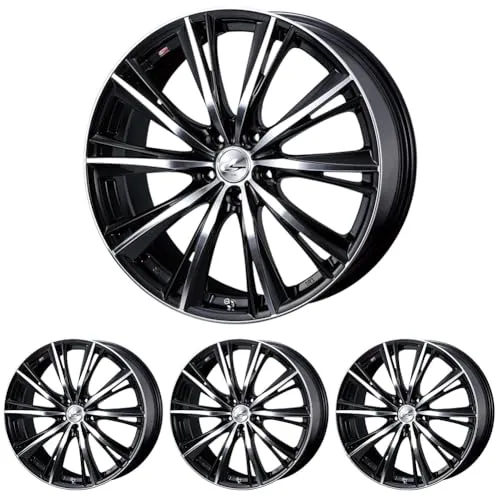 Weds LEONIS WX 17インチ 5H PCD114.3 7.0J +42 BKMC 【0033884】 (× 4)