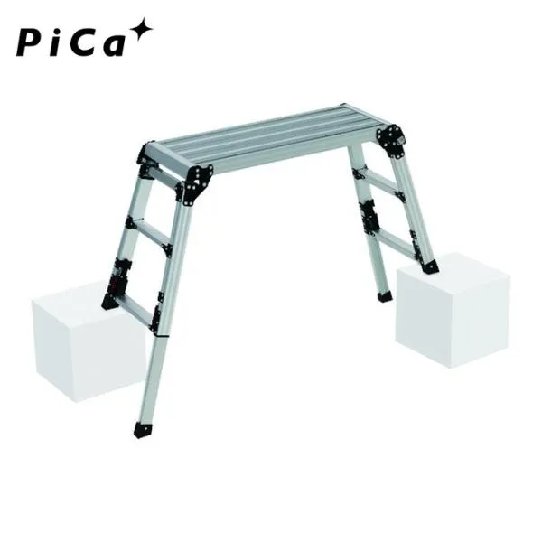 ピカ Pica DXJ-6908A 四脚アジャスト式足場台 上部操作タイプDXJ型 (1台)