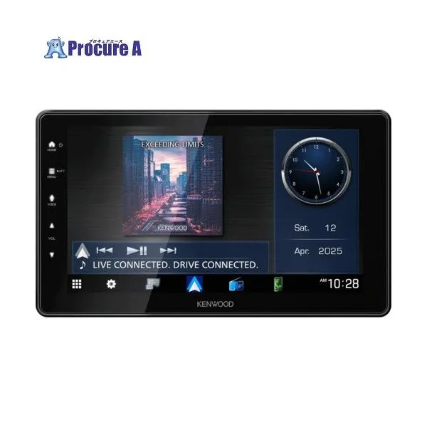 KENWOOD 9V型フローティング ディスプレイオーディオ DMX7509XS HDMI入力 3D角度調整 HDパネル搭載 ステアリングリモコン対応 ■▼724-1847 DMX7509XS 1台