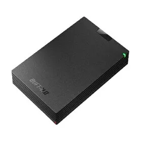 【25日は24時間限定クーポン配布】BUFFALO バッファローUSB3.1 Gen.1 対応 ポータブルHDD スタンダードモデル ブラック HD-PCG2.0U3-GBA(2462458)送料無料