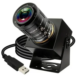 ELP 1080P 120fps マニュアルズームウェブカメラ1200万画素3.6-10mm可変焦点Webかめらコンピューター用12MP高速UVC USB2.0 PCカメラデスクトップコンピューター用産業用セキュリティカメラ3倍ズー