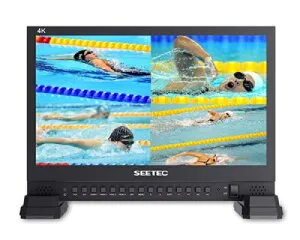 SEETEC 4K156-9HSD 15.6インチワイド(16:9) 業務用モニター HDMI、DVI、VGA 3840x2160(4K)表示 撮影・映像制作向け