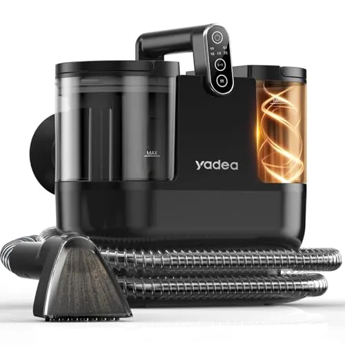 【公式ストア+4年延長保証】 Yadea R6 Steam カーペットクリーナー スチーム式 加熱式 カーペット洗浄機 布洗浄機 染み抜き ソファクリーナー 絨毯クリーナー 水洗い 車用掃除機 バキュームクリーナーソファ洗浄 乾湿両用掃除機 マットレス/布