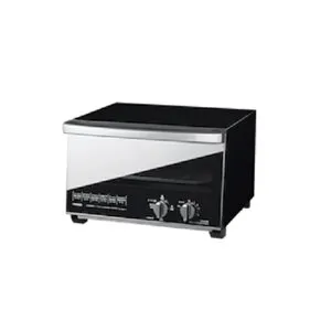 TWINBIRD（ツインバード） ミラーガラスオーブントースター TS-D048B ブラック