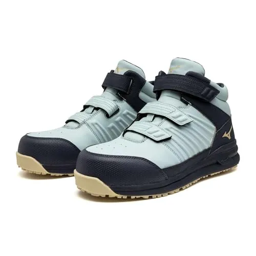 [ミズノ] ワークシューズ オールマイティSSⅡ21H F1GA2504 29.0cm ミントブルー×ゴールド