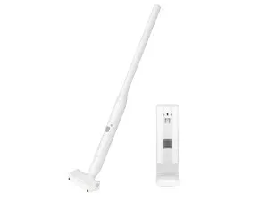 【5年延長保証加入無料】パナソニック コードレススティック掃除機 クリーンドック パワー＆スタミナモデル ナノイーX からまないブラシ MC-NX700K-W ホワイト