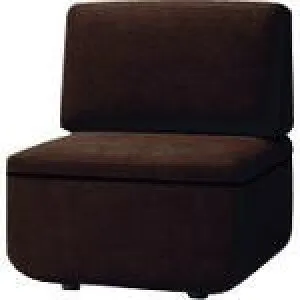 ■PLUS 33872)WF ソファ 1人掛背付 LS-WFS11S BR〔品番:LSWFS11SBR〕【2112341:0】[送料別途見積り][法人・事業所限定][外直送][店頭受取不可]