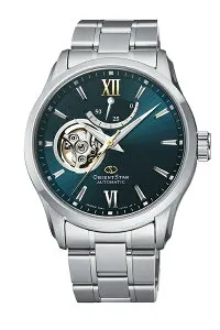 【エントリーで最大全額ポイント還元｜5/6まで】 ORIENT｜オリエント時計 ORIENT STAR(オリエントスター) 自動巻き セミスケルトン 機械式 オープンハート RK-AT0003E グリーン [正規品]
