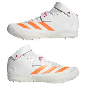 アディダス (adidas) 陸上 スパイクシューズ アディゼロ ジャベリン やり投げ メンズ (26ss) ホワイトxオレンジ 25.5-27.0cm JQ0805【ADJSPK】