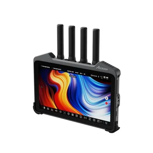 Accsoon CineView M7 Pro 7インチタッチスクリーン フルHDカメラフィールドモニター(4K60p入出力対応/ワイヤレス受信機能内蔵モデル)/1000nitタッチスクリーン DSLRモニター3D LUTに対応