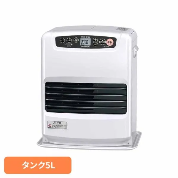 ダイニチ 石油ファンヒーター ヒーター ストーブ 灯油 消臭 省エネ 石油FH・NCタイプ 木造9畳コンクリ12畳・タンク5L ムーンホワイト FW-3225NC-W