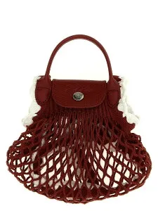 ロンシャン LONGCHAMP バッグ レディース レッド Business bags 'XS Le Pliage Filet' mesh crossbody bag 10139HGW213 Red 関税 送料無料 2025AW ju