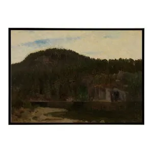 世界の古い絵画 レトロポスター デジタルリマスターLandscape Study with a Lake インテリア a0 a1 a2 a3 a4 b4 b0 b1 b2 b3作品 油絵 水彩画 おしゃれ モダン シンプル お洒落【bn-poster-3608】