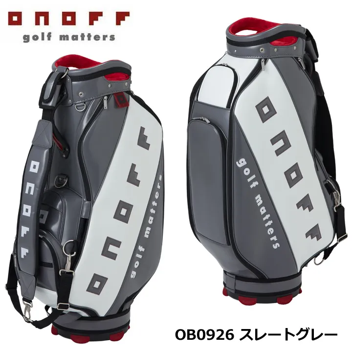 オノフ OB0926 キャディバッグ （78）スレートグレー CaddieCaddie Bag 9型 4.2kg 47inchクラブ対応 ONOFF