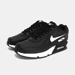 NIKE ナイキ エアマックス 90 スニーカー Air Max 90 LTR GS BLACK/WHITE ( ブラック 黒 ホワイト 白 レディース 厚底 CD6864-029 )