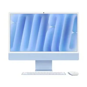 【新品/取寄品】Apple iMac 24インチ Retina 4.5Kディスプレイモデル M4チップ 8コアGPU 256GB SSD 16GBメモリ MWUF3J/A ブルー アップル アイマック