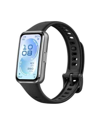 HUAWEI Band 11 Aluminum Edition スマートウォッチ 薄型軽量17g アルミニウムケース 24時間睡眠管理 1500nits高輝度 1.62大画面 14日間持続バッテリー 情緒モニタリング LINE通知 ブラック